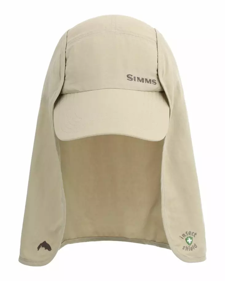 Simms Bugstopper SunShield Cap Stone - Kasketter - 694264650493 - 2