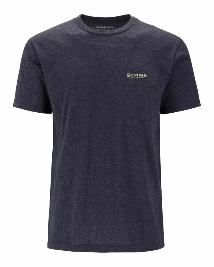 Simms Classic Tackle T-Shirt Navy Heather - T-shirts herre - 694264679043 - 1