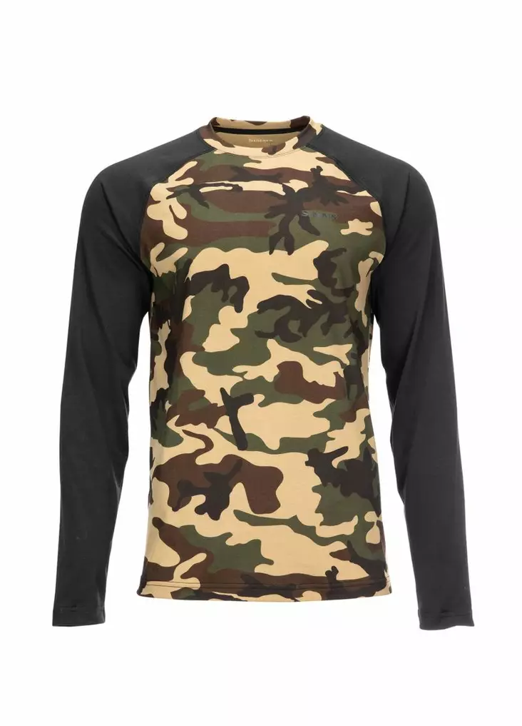 Simms Lightweight Baselayer Top CX Woodland Camo - Undertrøjer - 694264555293 - 2