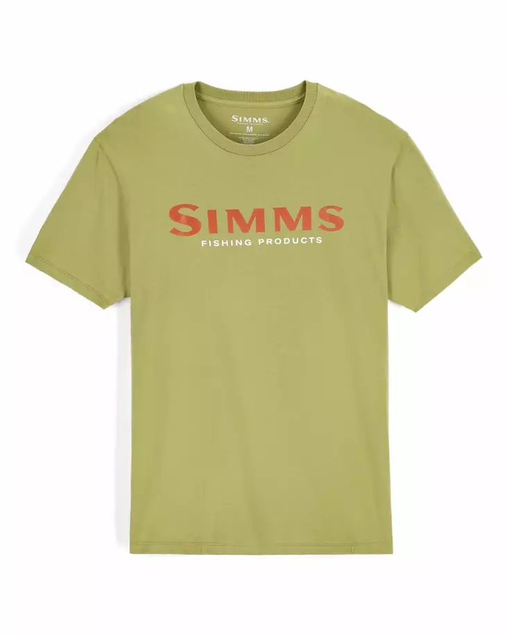 Simms Simms Logo T-shirt Tent Green - T-shirts herre - 694264694343 - 1