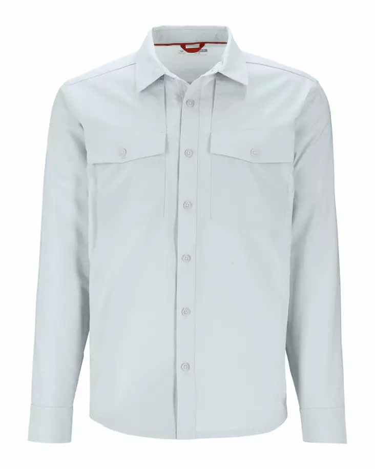 Simms No-See-Um Bugstopper Shirt Bimini Blue Heather - Skjorter - 694264679883 - 2