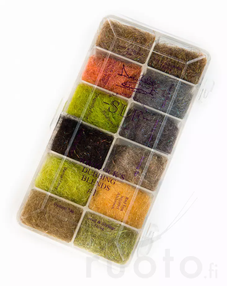 Dave Whitlock Dispenser I - Dubbing sortimentsæt - 053526433043 - 1