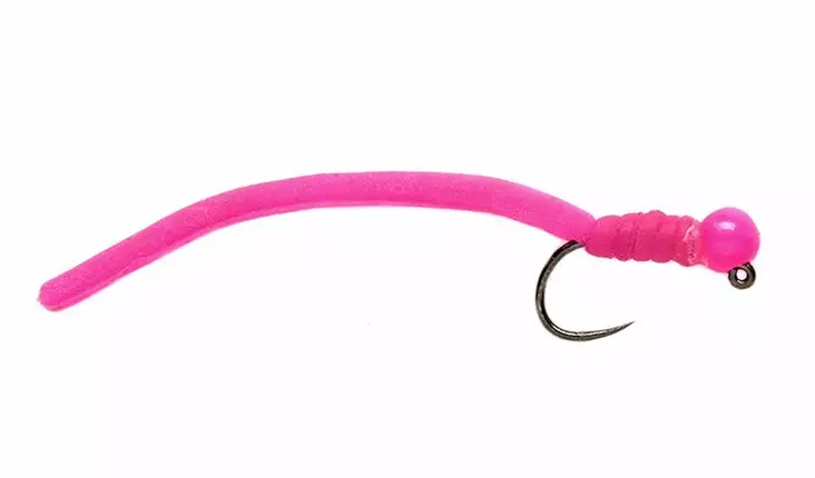 Squirminator Hot Head Pink Barbless - Streamers og leech - 5054302052903 - 1