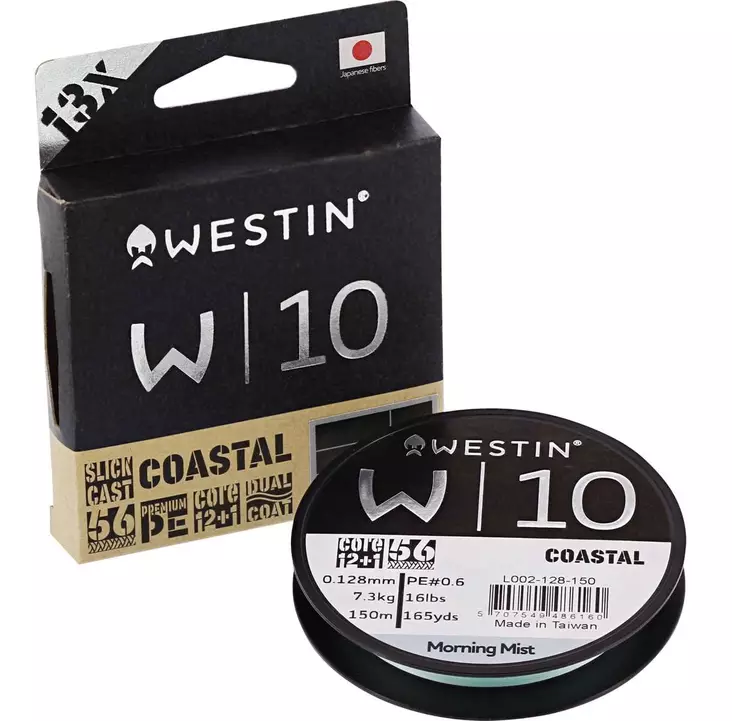 Westin W10 13 braided Coastal - Fletteliner - 5707549486153 - 1