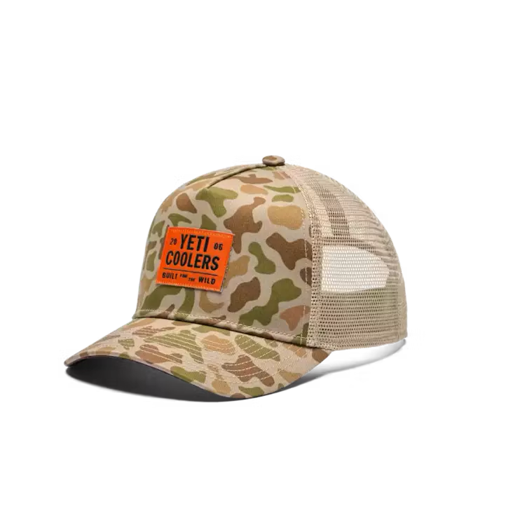 Yeti Coolers Camo Trucker Hat - Truckere - 888830627303 - 1