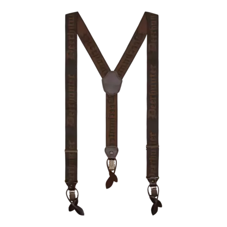 Deerhunter Combi Braces with Button and Clips Walnut - Øvrigt jagttøj - 5702827157534 - 1