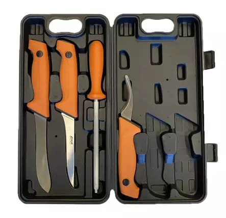 EKA Butcher Set Orange - Jagtknive - 7391537730434 - 3