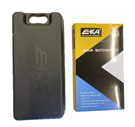 EKA Butcher Set Orange - Jagtknive - 7391537730434 - 4