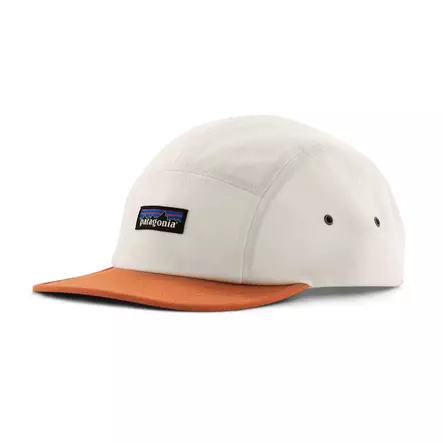 Patagonia P-6 Logo Maclure Hat Birch White w Rock Melon - Truckere - 196924924864 - 1