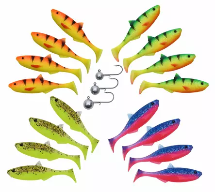Patriot Baitfish 6cm Dark Water Mix - Lappefiskjigs - 6417512539364 - 1