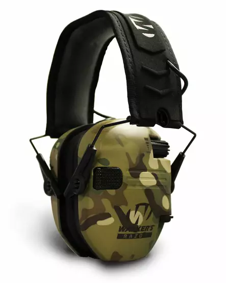 Walker's Razor Slim Electronic Ear Muff Multicamo - Høreværn - 888151017814 - 2