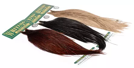 Whiting Hebert Miner Dry Fly Cape Silver Grade - Tørflue nakker og sadler - 40350100044 - 1