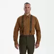 Deerhunter Combi Braces with Button and Clips Walnut - Øvrigt jagttøj - 5702827157534 - 3