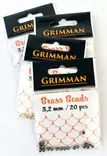 Grimman Brass Beads 3.2mm - Messinghoved - 11808024 - 1