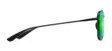 Maui Jim Keokea - Translucent Grey Frame with Green Mirror Lens - Plastlinser - 603429065874 - 3