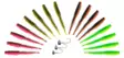 Patriot Sneaky 7,5cm Ned 16+3kpl Dark - Agnsortimenter - 6417512543064 - 1