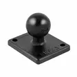 RAM B Ball Adapter AMPS Plate - RAM Mounts, B-størrelse - 793442946714 - 1