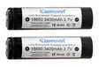 Ultracom Battery 18650 Sanyo 2pcs - Ultracom-hundesporer - 6970906550234 - 1