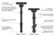 UTG RECON FLEX II Bipod 7.1"- 9.1" M-LOK - Bipoder - 4717385556324 - 7