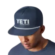 Yeti Flat Brim Rope Hat Navy - Kasketter - 888830270844 - 3