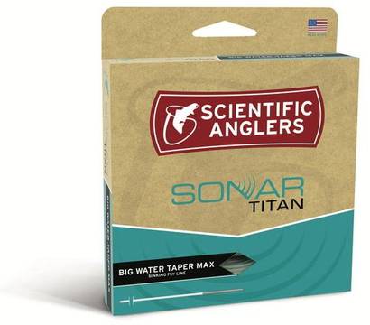 Scientific Anglers Sonar Titan Big Water Taper Max Sink - Synkeliner - 840309121804 - 1