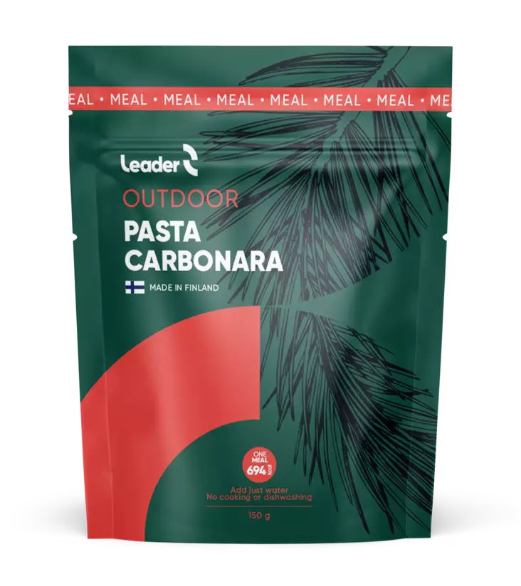 Leader Outdoor Pasta Carbonara 150g - Campingmadras - 6430080443284 - 1