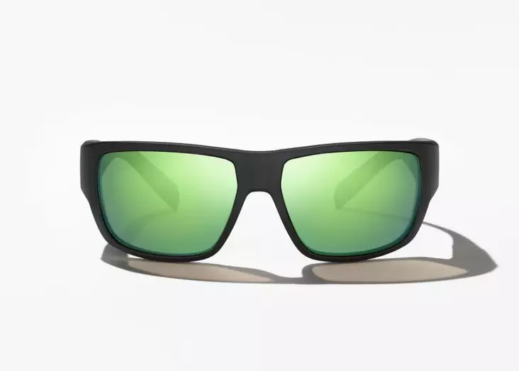Bajio Piedra Black Matte Green Mirror Glass - Glaslinser - 840290904844 - 2