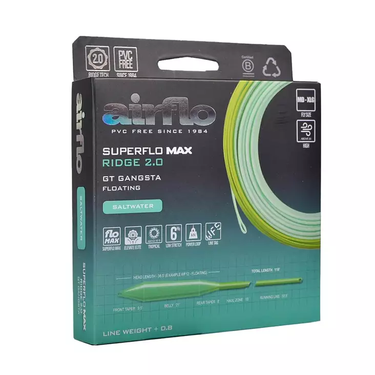 Airflo Superflo Max Ridge 2.0 GT Gangsta - Flueliner - 614910107164 - 1