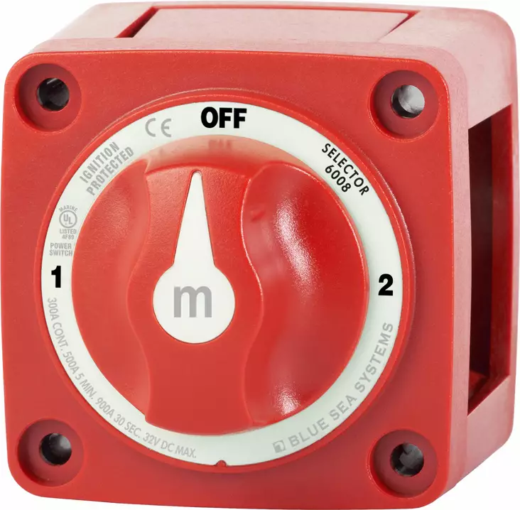 Blue Sea Battery Mounth Switches 3-Position - Batterier og elektrisk tilbehør - 632085060084 - 1