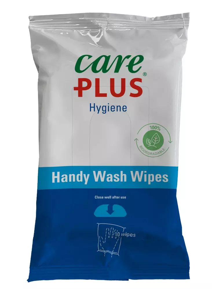 Care Plus Hygiene Handy Wash Wipes - Hygiejne og kemikalier - 8714024348704 - 1