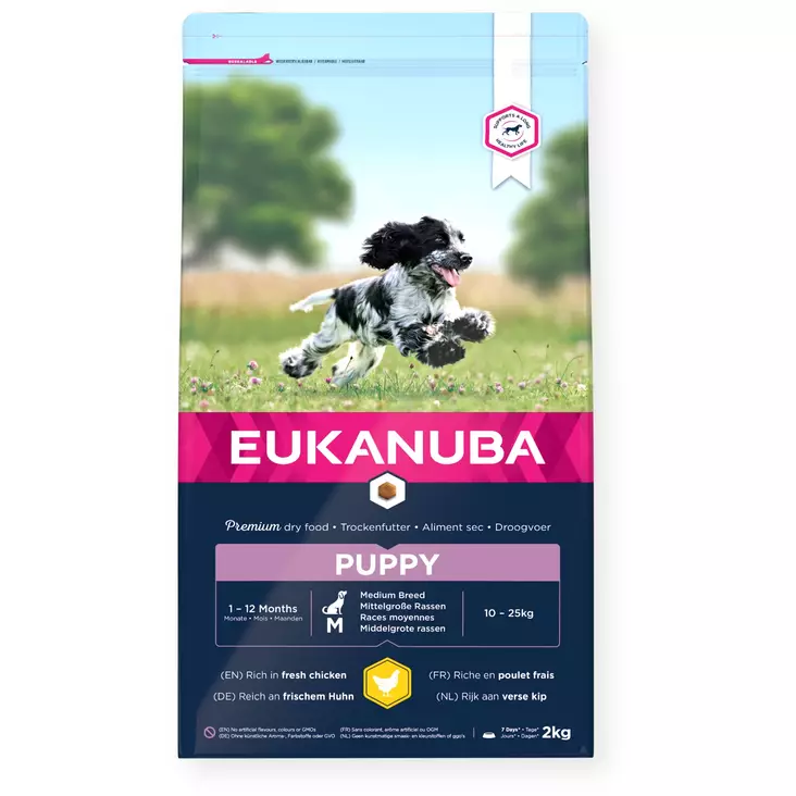 Eukanuba Dog Puppy Medium - Eukanuba hundefoder - 8710255122434 - 1