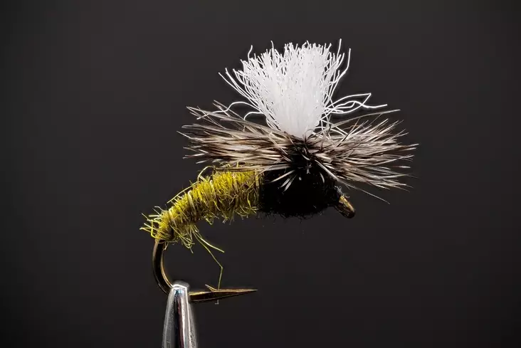 Klinkhamer Olive Salmon Dry Fly - Øvrige laksefluer - 8859202531124 - 1