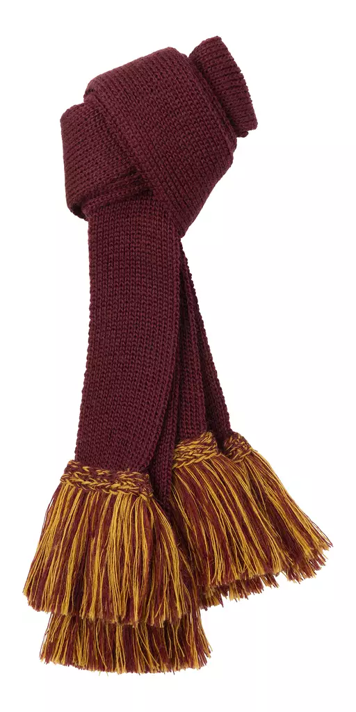 Laksen Garter Ties Wine W/Gorse+wine Fringe - Øvrigt jagttøj - 5707953729174 - 1