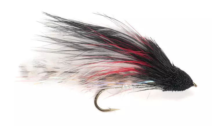Marabou Muddler Black/White Streamer - Streamers og leech - 8859202536594 - 1