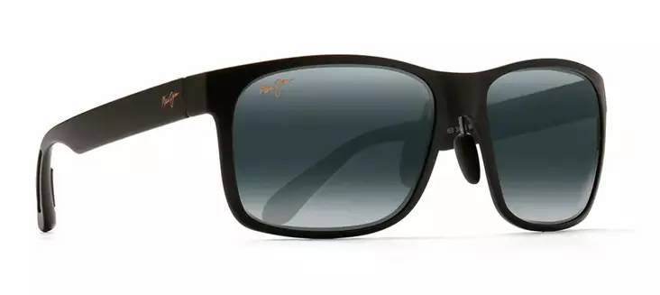 Maui Jim Red Sands - Matte Black Frame with Neutral Grey Lens - Plastlinser - 603429032654 - 1