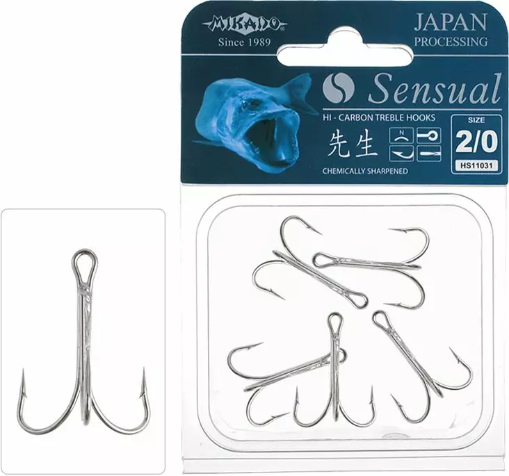 Mikado Sensual Treble Hook Sea - Kroge - 5900637615354 - 1