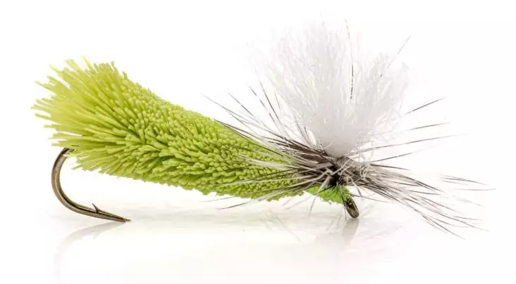 Parachute Caddis Chartreuse #6 - Tørfluer - 8859202539274 - 1