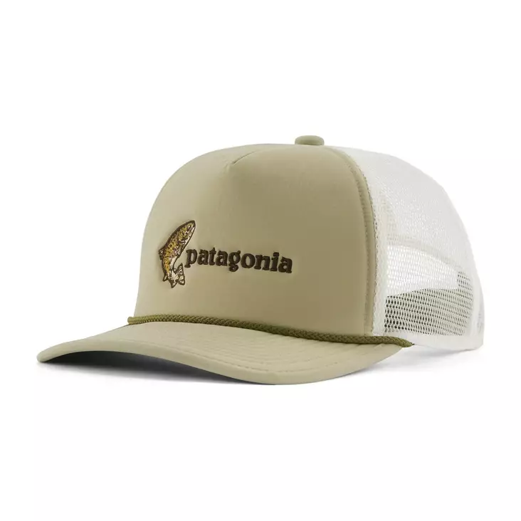 Patagonia Broadcaster Hat Fish Jump: Weathered Stone - Truckerkasketter - 198077685074 - 1