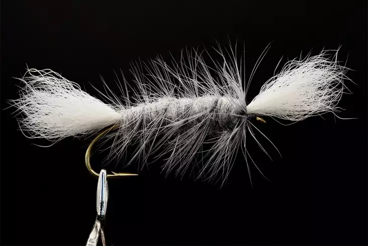 Pompero Olive Salmon Dry Fly - Øvrige laksefluer - 8859202530004 - 1