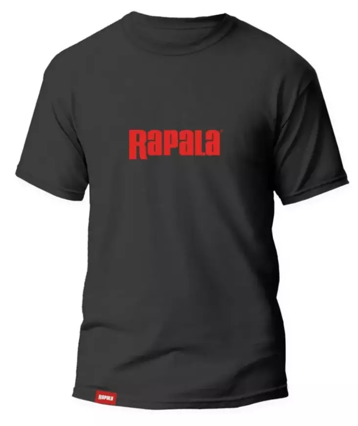 Rapala Black Red Logo T-Shirt - T-shirts herre - 022677363004 - 1