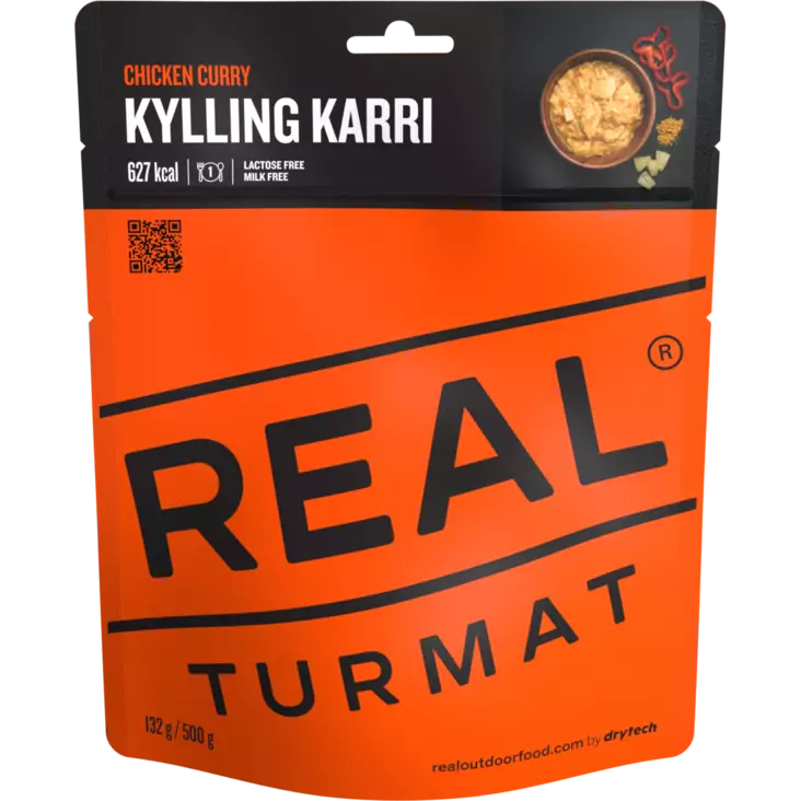 Real Turmat Chicken Curry - Campingmadras - 7036480052324 - 2