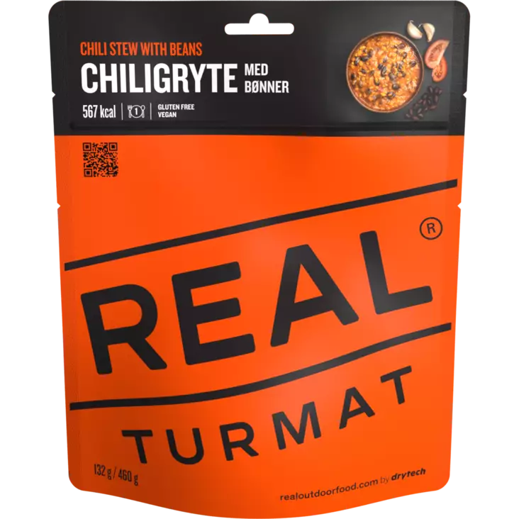 Real Turmat Chili Stew - Campingmadras - 7036480052294 - 2
