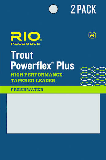 Rio Powerflex Plus 2-Pack 12' - Taperede Nylon -forfang - 730884544184 - 2
