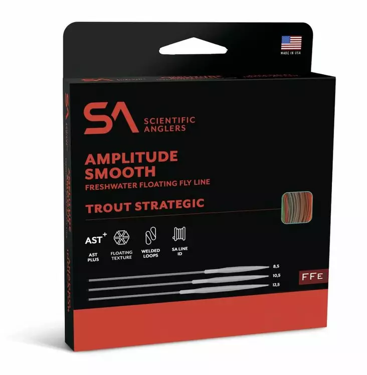 Scientific Anglers Amplitude Smooth Trout Stretegic 8,5m - Flueliner - 840309145534 - 1