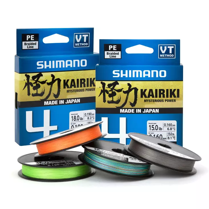 Shimano Kairiki 4 Mantis Green - Fletteliner - 022255250474 - 1