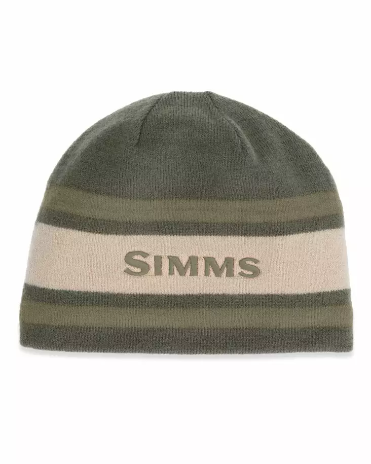 Simms Hayward Wool Beanie Dark Olive - Huer - 694264626924 - 2