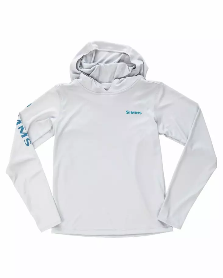 Simms Kid's Solar Tech Hoody Sterling - Hættetrøjer - 694264538234 - 2