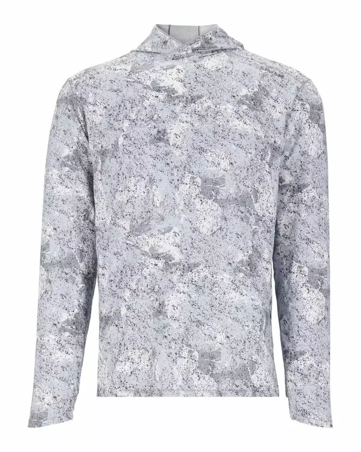 Simms Sflex Hoody Back Eddy White - Hættetrøjer - 694264671474 - 2