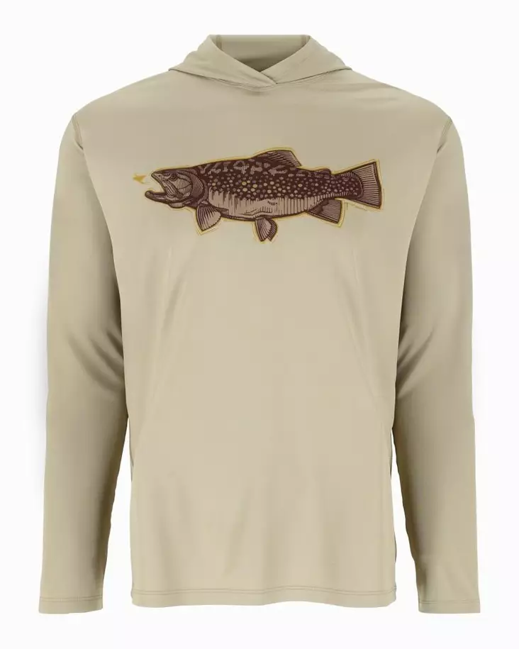 Simms Tech Hoody - Artist Series Stone Trout Fly - Hættetrøjer - 694264670514 - 2