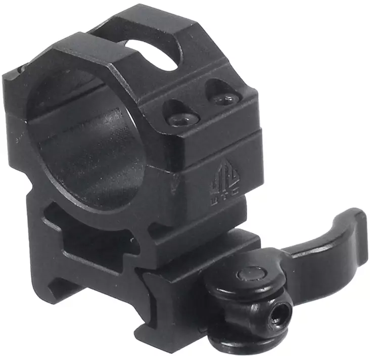 UTG 1" Picatinny Scope Rings QD Lever Lock - Perfekte monteringer - 4712274527294 - 1